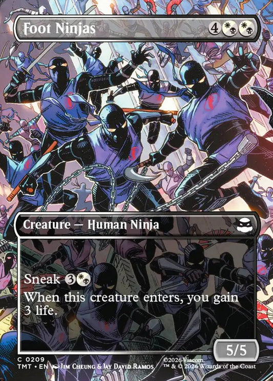 Foot Ninjas TMT Creature Human Ninja NM