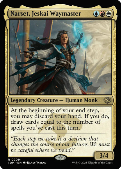 Narset Jeskai Waymaster TDM Legendary Creature Human Monk NM