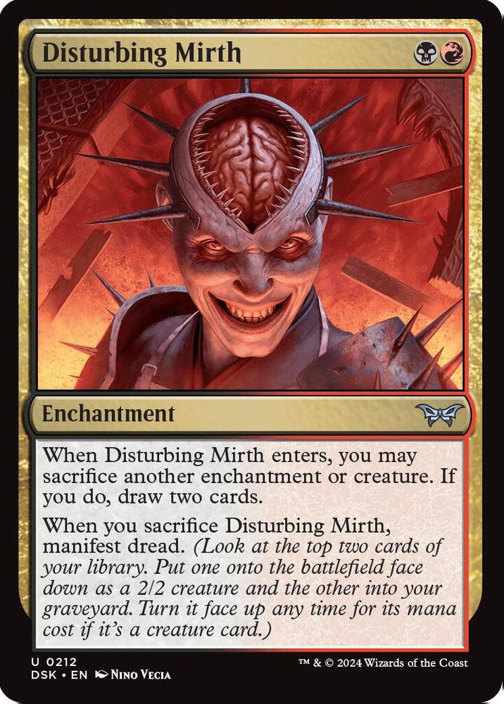 Disturbing Mirth DSK Enchantment  NM