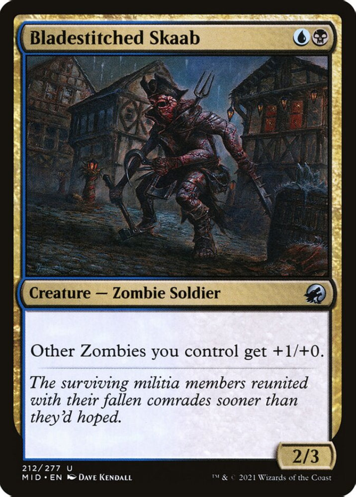 Bladestitched Skaab MID Creature Zombie Soldier NM