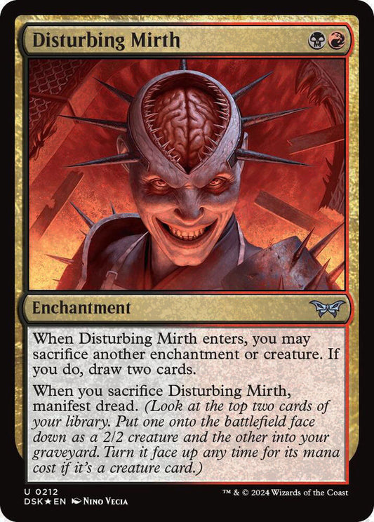 Disturbing Mirth DSK Enchantment  *Foil* NM