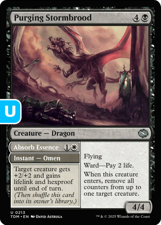 Purging Stormbrood TDM Creature Dragon NM