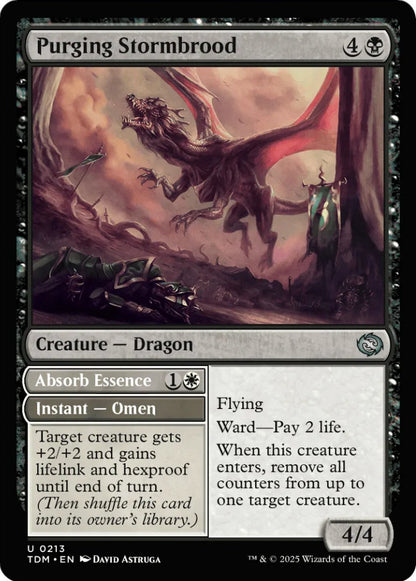 Purging Stormbrood TDM Creature Dragon NM