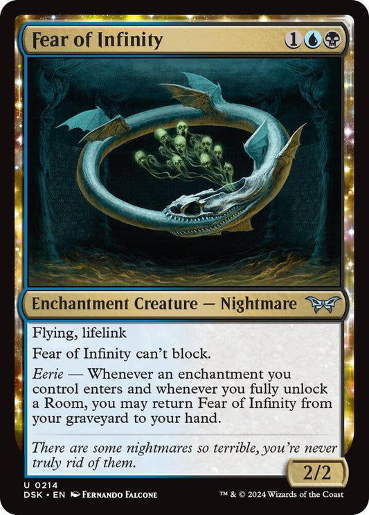 Fear of Infinity DSK Enchantment Creature Nightmare NM