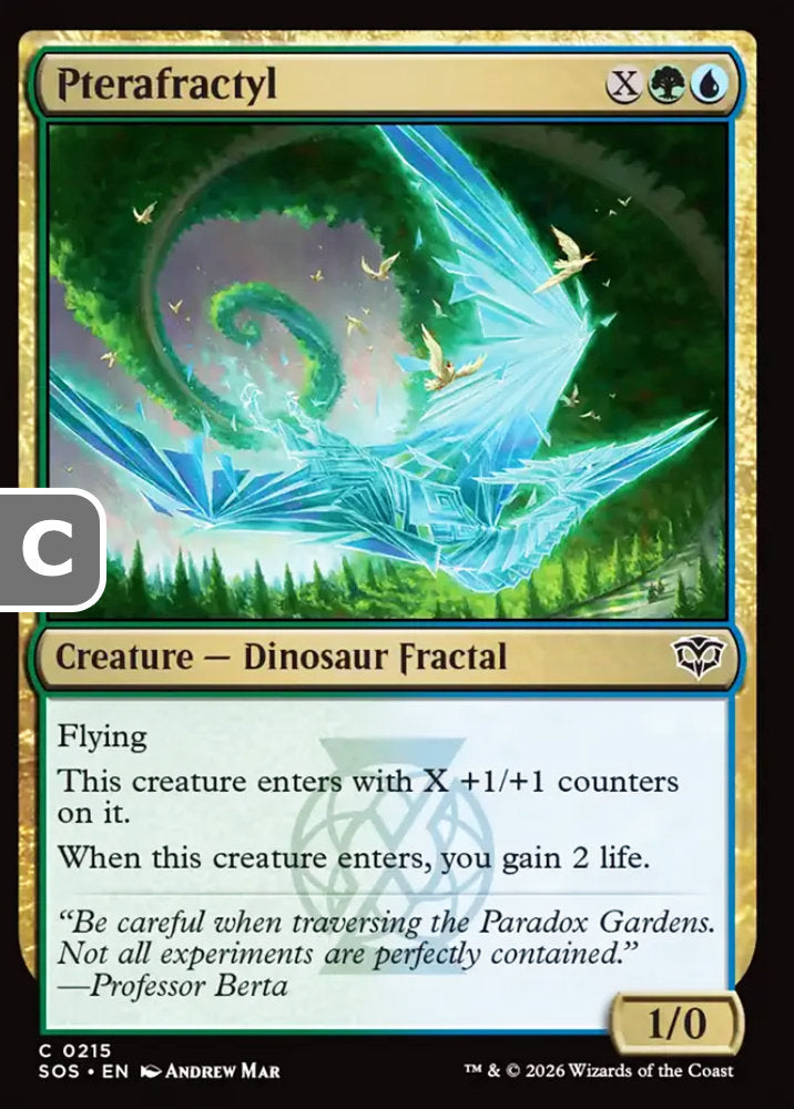 Pterafractyl SOS Creature Dinosaur Fractal NM