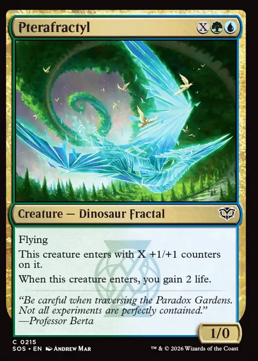 Pterafractyl SOS Creature Dinosaur Fractal NM