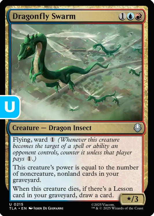 Dragonfly Swarm TLA Creature Dragon Insect NM