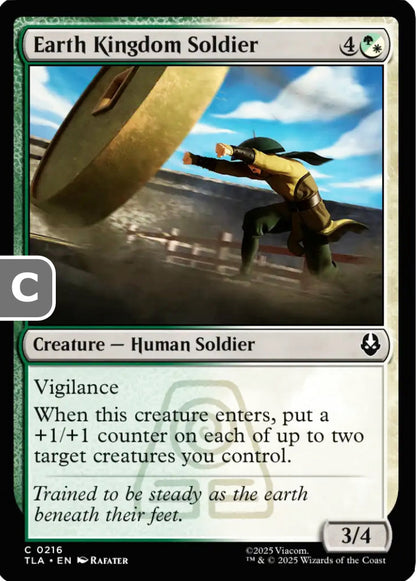 Earth Kingdom Soldier TLA Creature Human Soldier NM