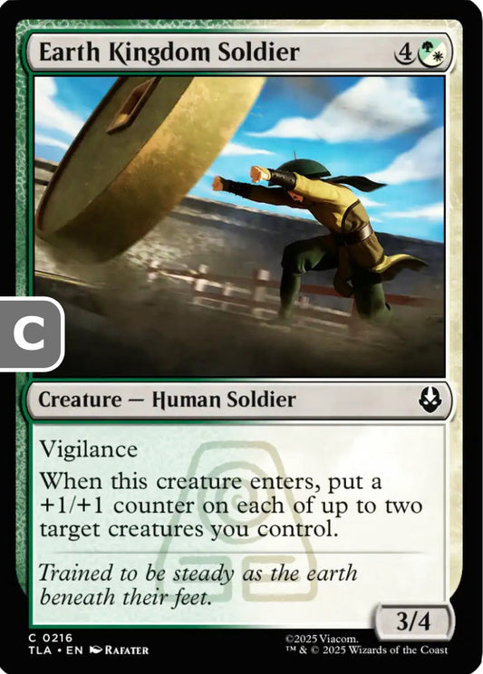 Earth Kingdom Soldier TLA Creature Human Soldier NM