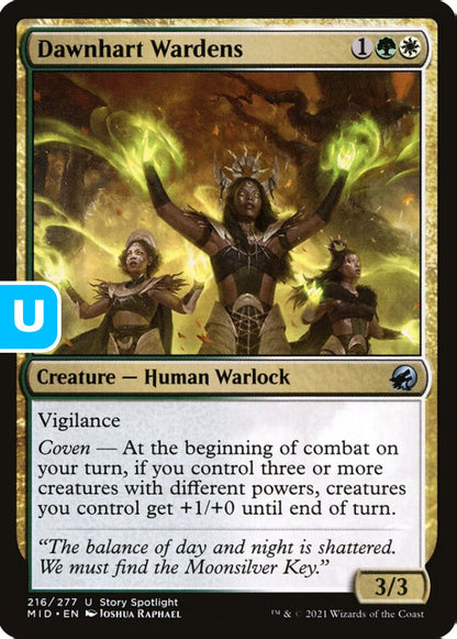 Dawnhart Wardens MID Creature Human Warlock NM