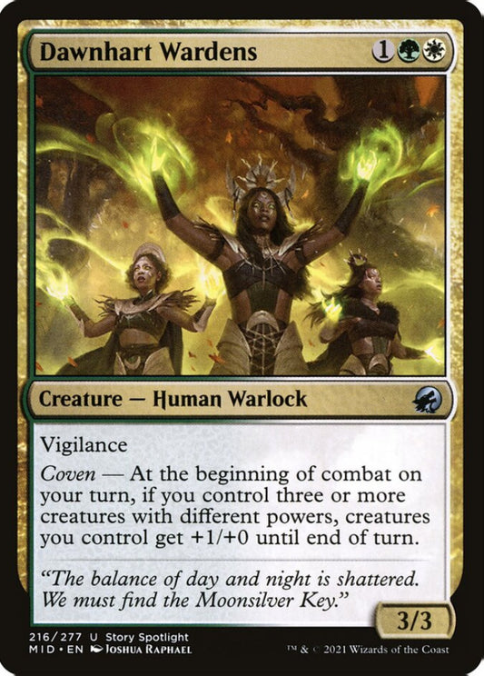 Dawnhart Wardens MID Creature Human Warlock NM