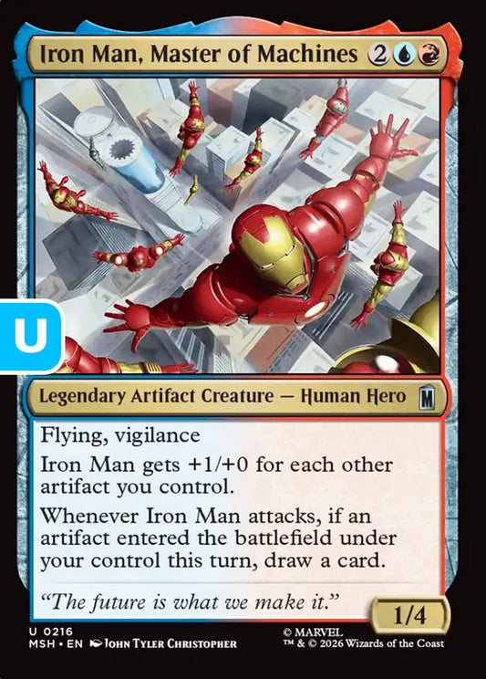 Iron Man, Master of Machines MSH Legendary Artifact Creature Human Hero NM