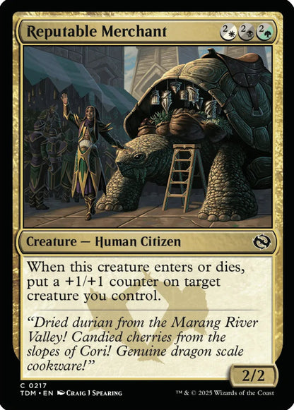 Reputable Merchant TDM Creature Human Citizen NM