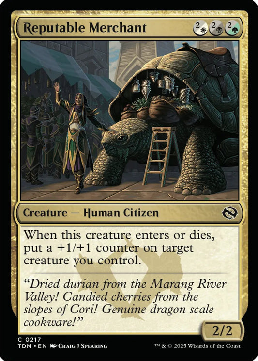 Reputable Merchant TDM Creature Human Citizen NM