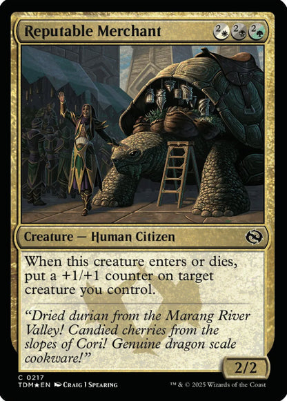 Reputable Merchant TDM Creature Human Citizen *Foil* NM