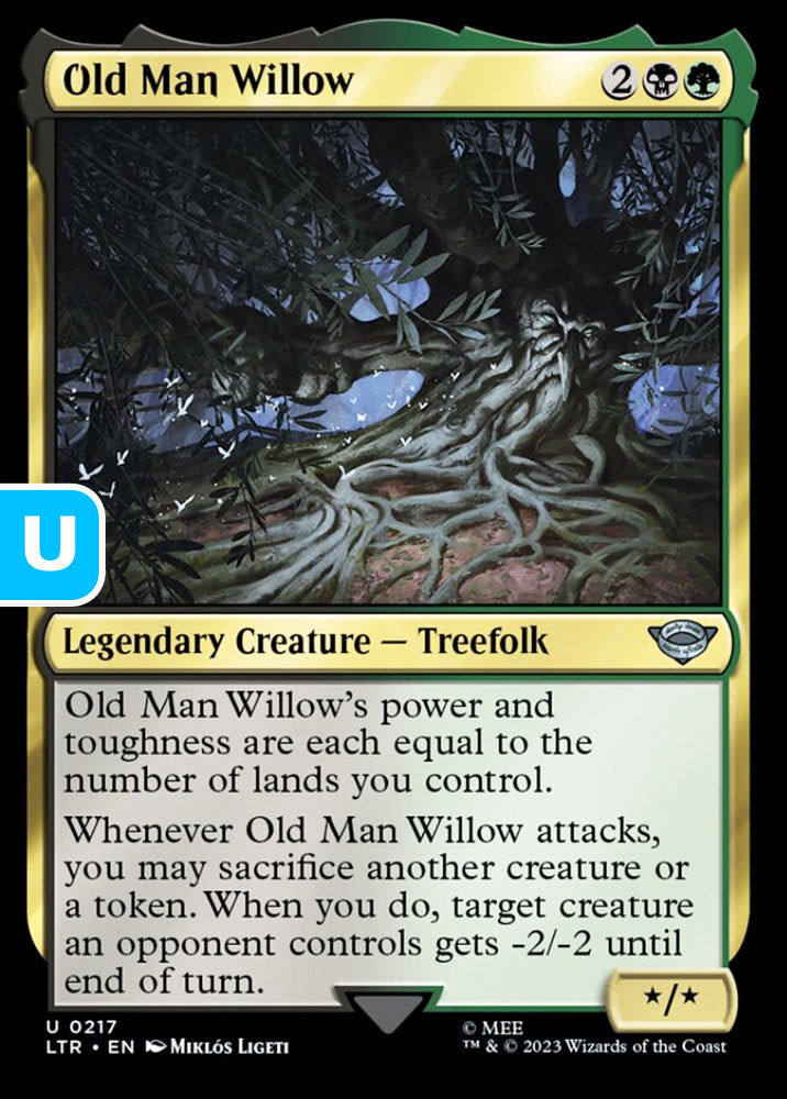 Old Man Willow LTR Legendary Creature Treefolk NM