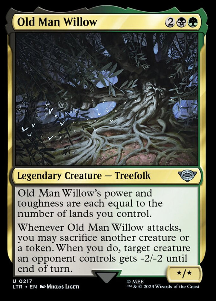 Old Man Willow LTR Legendary Creature Treefolk NM