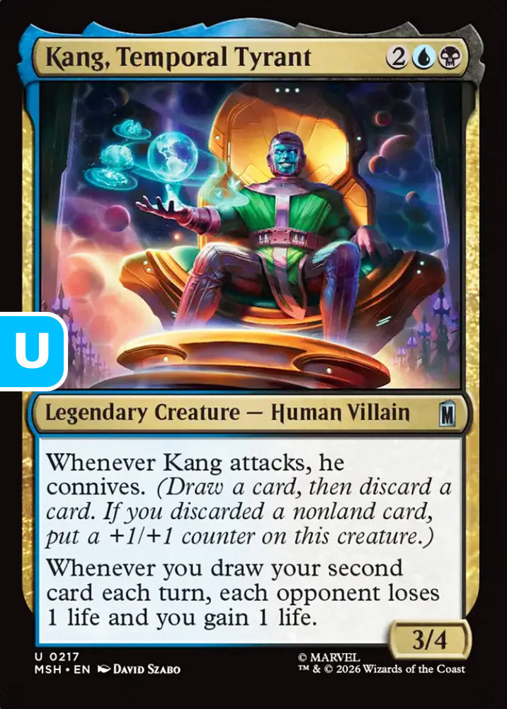 Kang, Temporal Tyrant MSH Legendary Creature Human Villain NM