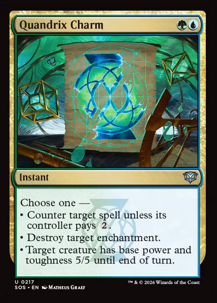 Quandrix Charm SOS Instant  NM