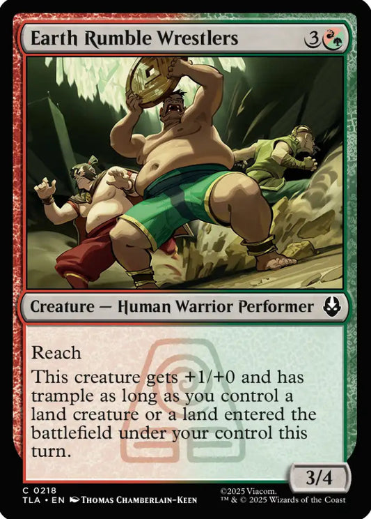 Earth Rumble Wrestlers TLA Creature Human Warrior Performer NM