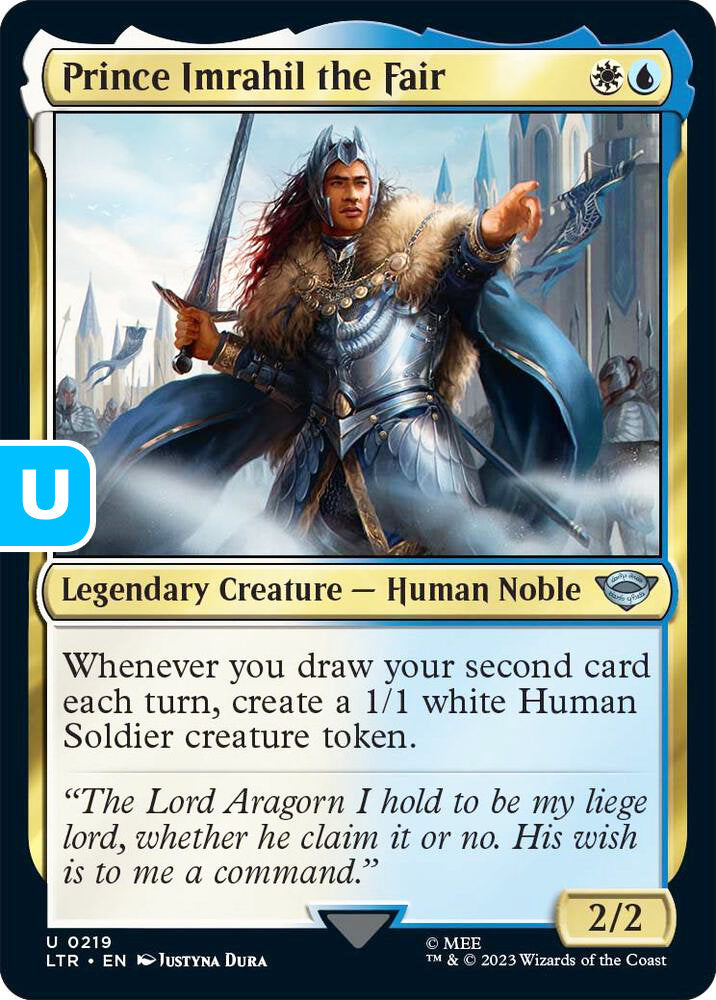 Prince Imrahil the Fair LTR Legendary Creature Human Noble NM