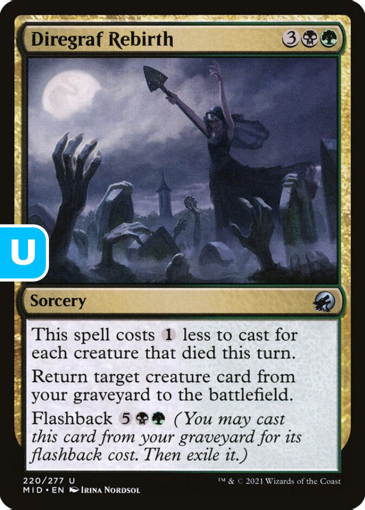 Diregraf Rebirth MID Sorcery  NM