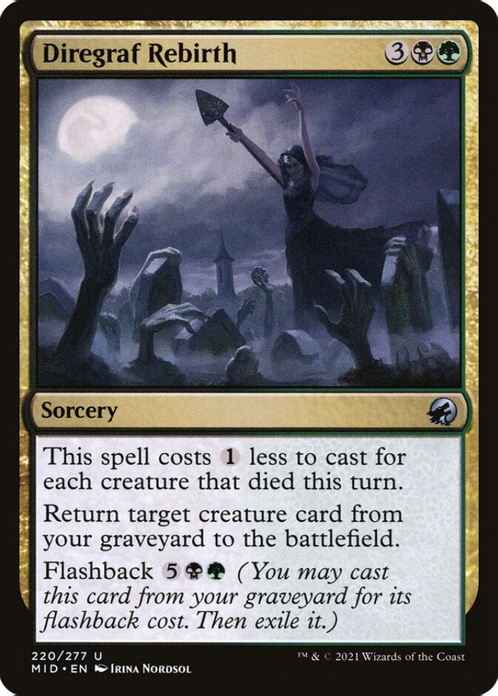Diregraf Rebirth MID Sorcery  NM