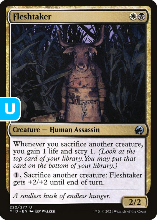 Fleshtaker MID Creature Human Assassin NM