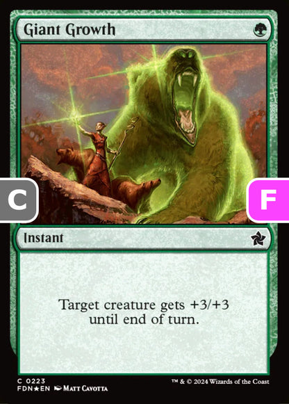 Giant Growth FDN Instant  *Foil* NM