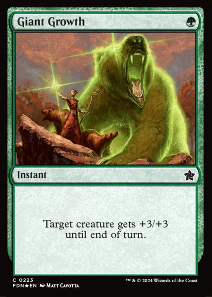 Giant Growth FDN Instant  *Foil* NM