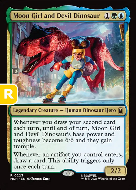 Moon Girl and Devil Dinosaur MSH Legendary Creature Human Dinosaur Hero NM