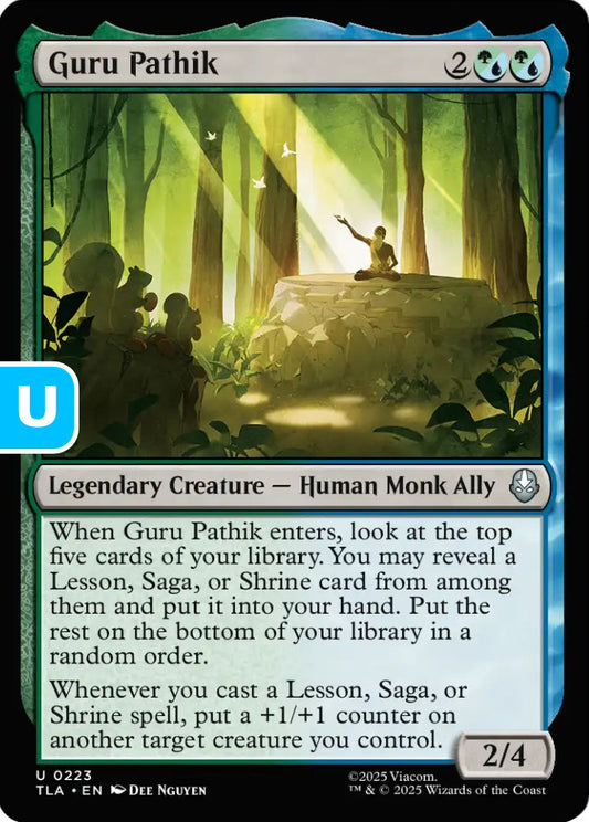 Guru Pathik TLA Legendary Creature Human Monk Ally NM