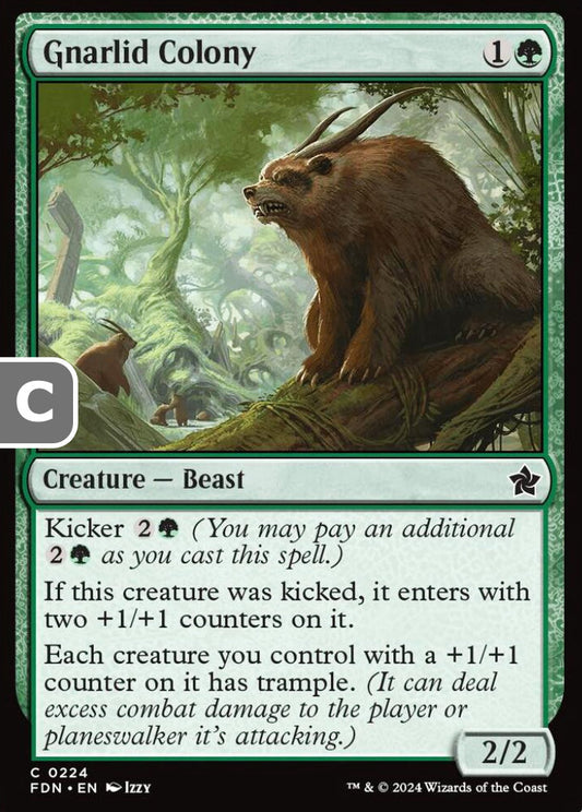 Gnarlid Colony FDN Creature Beast NM