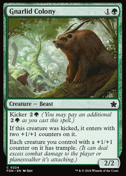 Gnarlid Colony FDN Creature Beast NM