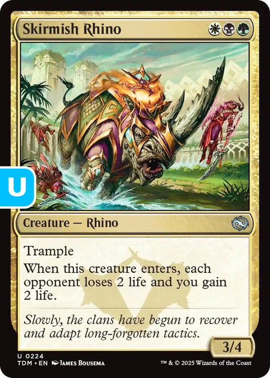 Skirmish Rhino TDM Creature Rhino NM