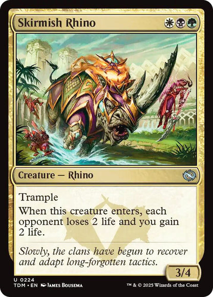 Skirmish Rhino TDM Creature Rhino NM