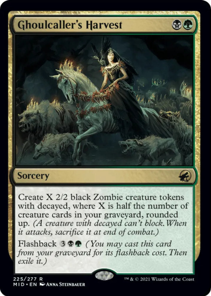 Ghoulcaller's Harvest MID Sorcery  NM
