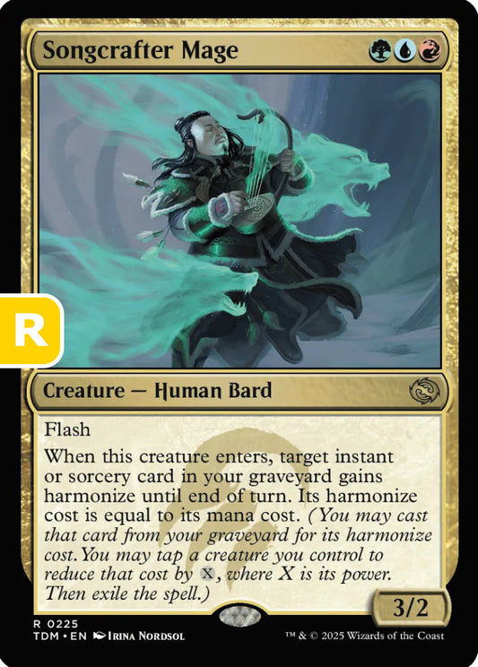 Songcrafter Mage TDM Creature Human Bard NM