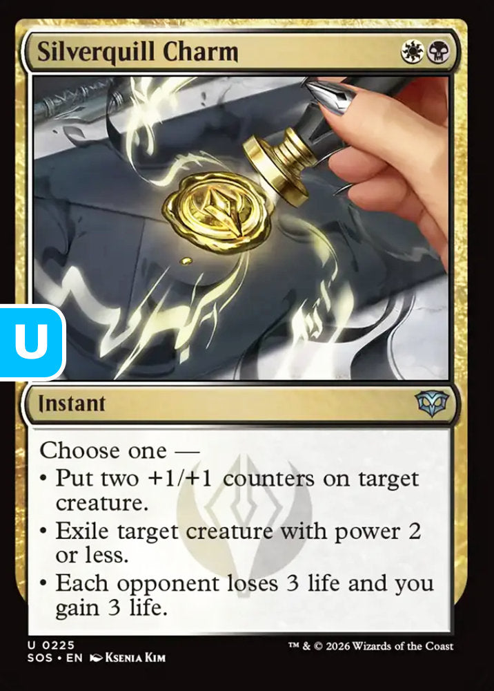 Silverquill Charm SOS Instant  NM