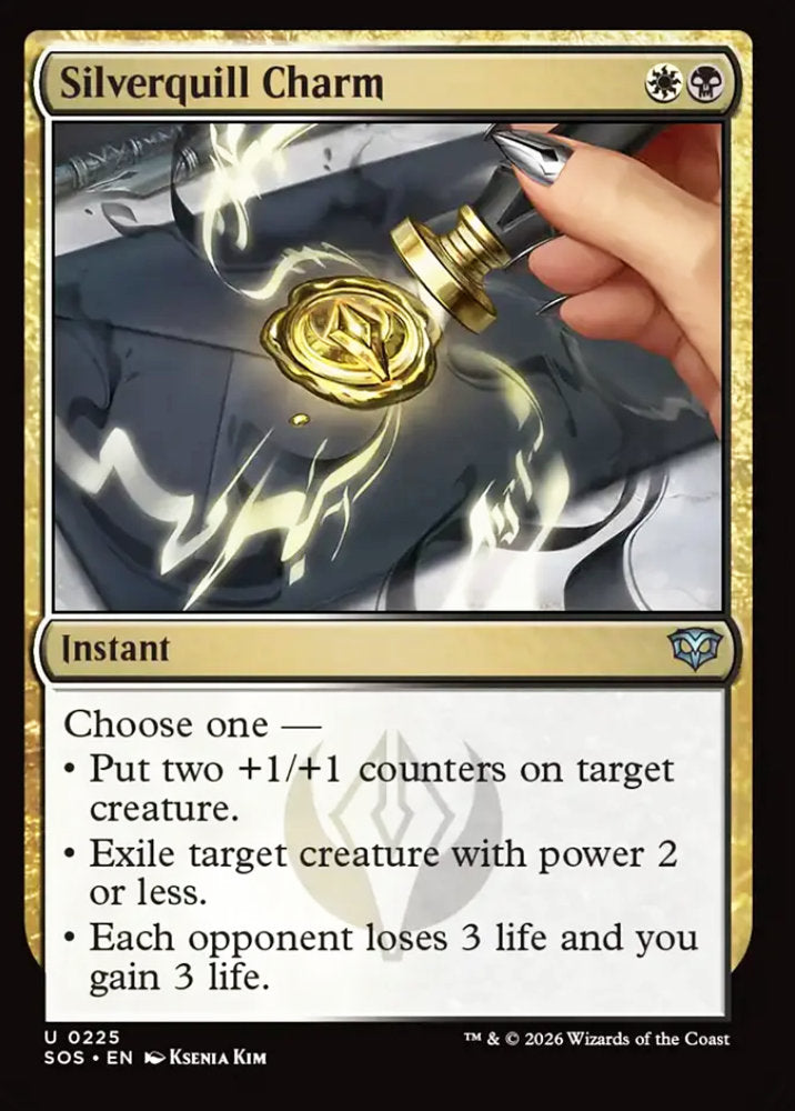 Silverquill Charm SOS Instant  NM