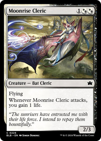 Moonrise Cleric BLB Creature Bat Cleric NM