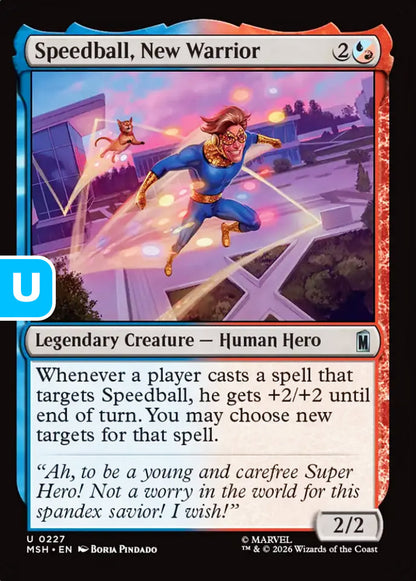 Speedball, New Warrior MSH Legendary Creature Human Hero NM