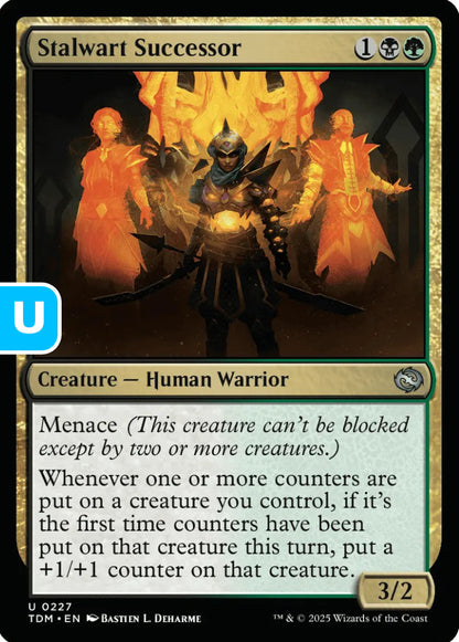 Stalwart Successor TDM Creature Human Warrior NM