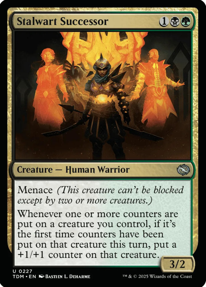 Stalwart Successor TDM Creature Human Warrior NM