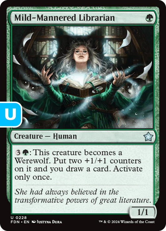 Mild-Mannered Librarian FDN Creature Human NM