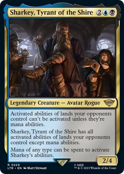 Sharkey, Tyrant of the Shire LTR Legendary Creature Avatar Rogue NM
