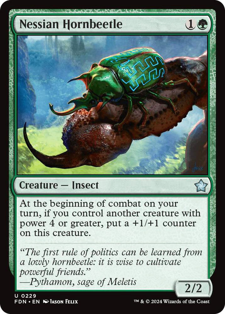 Nessian Hornbeetle FDN Creature Insect NM