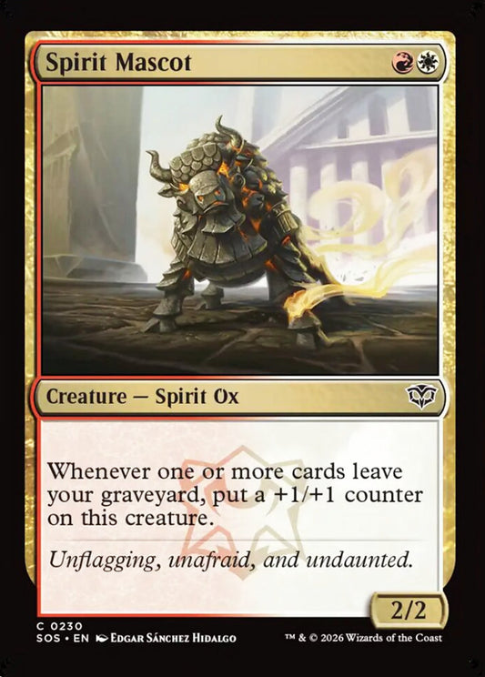 Spirit Mascot SOS Creature Spirit Ox NM