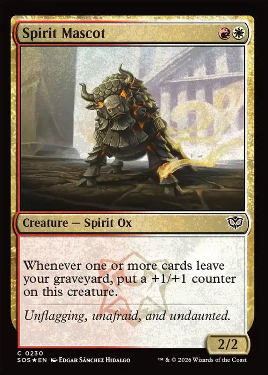 Spirit Mascot SOS Creature Spirit Ox *Foil* NM