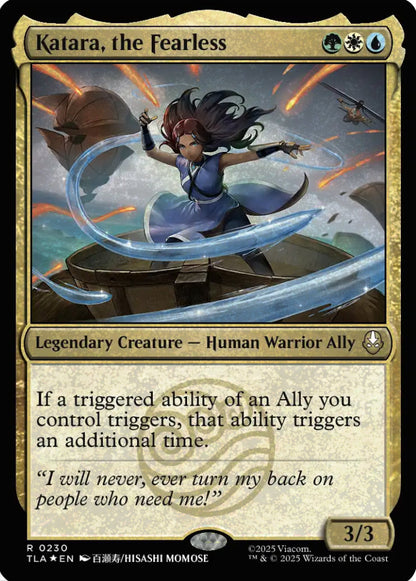 Katara the Fearless TLA Legendary Creature Human Warrior Ally *Foil* NM